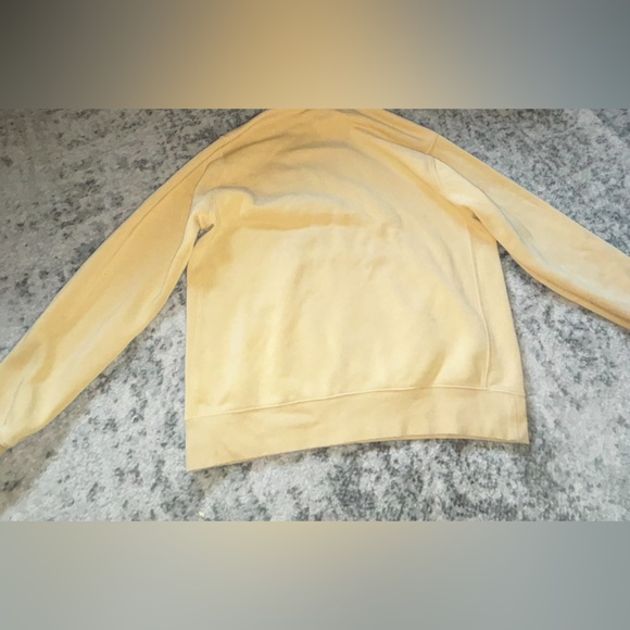 Nike Fleece Pullover Sweatshirt Hoodie Saturn Yellow Size:Medium worn 2x EUC - Picture 3 of 5
